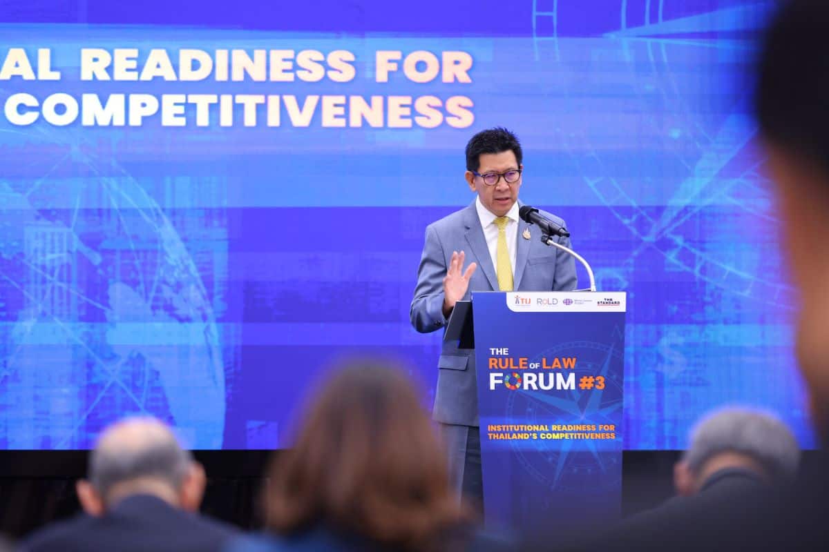 TIJ3 หลักนิติธรรมอ่อนแอ เศรษฐกิจไทยเปราะบาง “เปลี่ยนผ่านไทย สู่เศรษฐกิจยั่งยืนด้วยนิติธรรม”