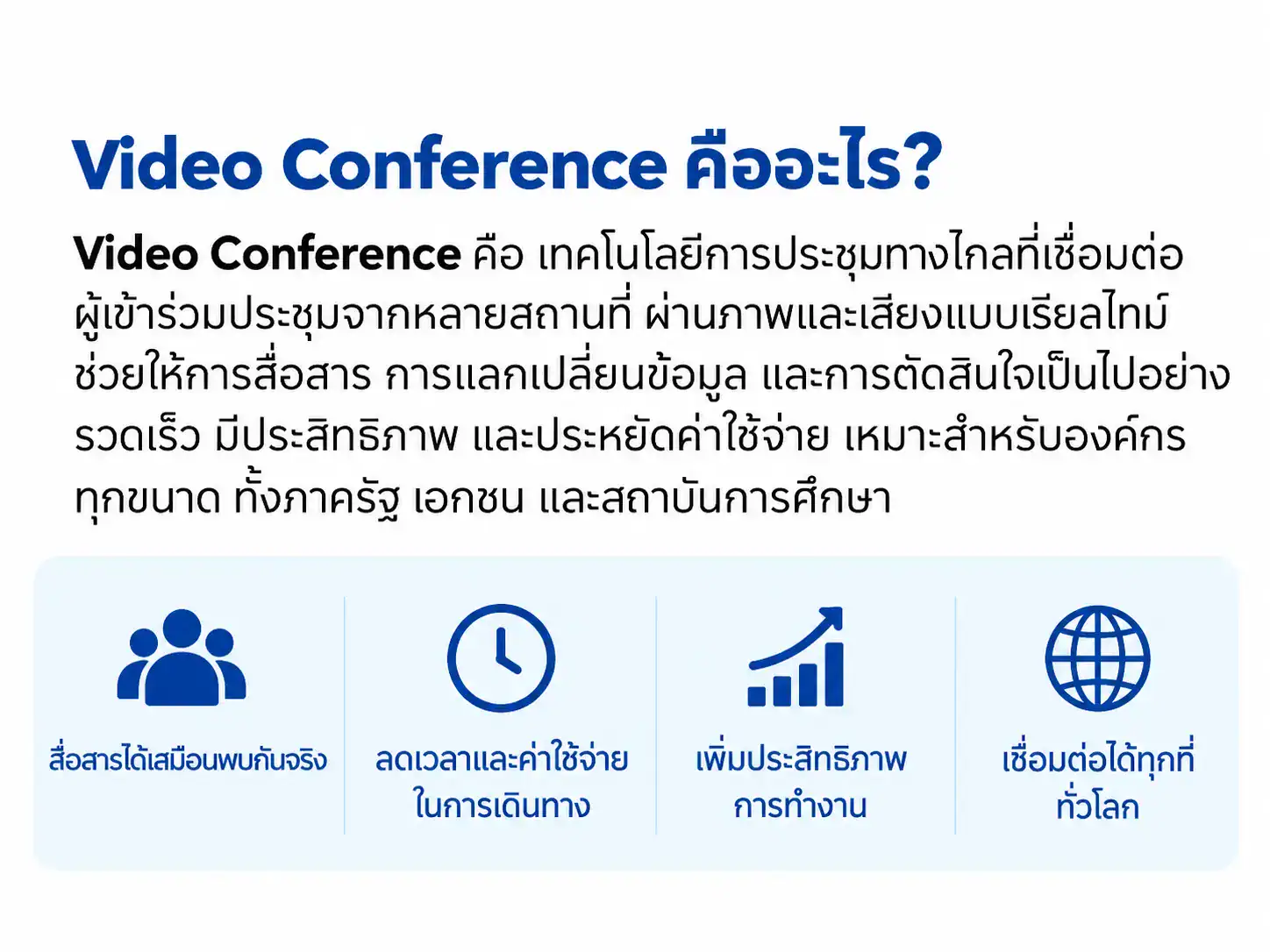 Video Conference คืออะไร